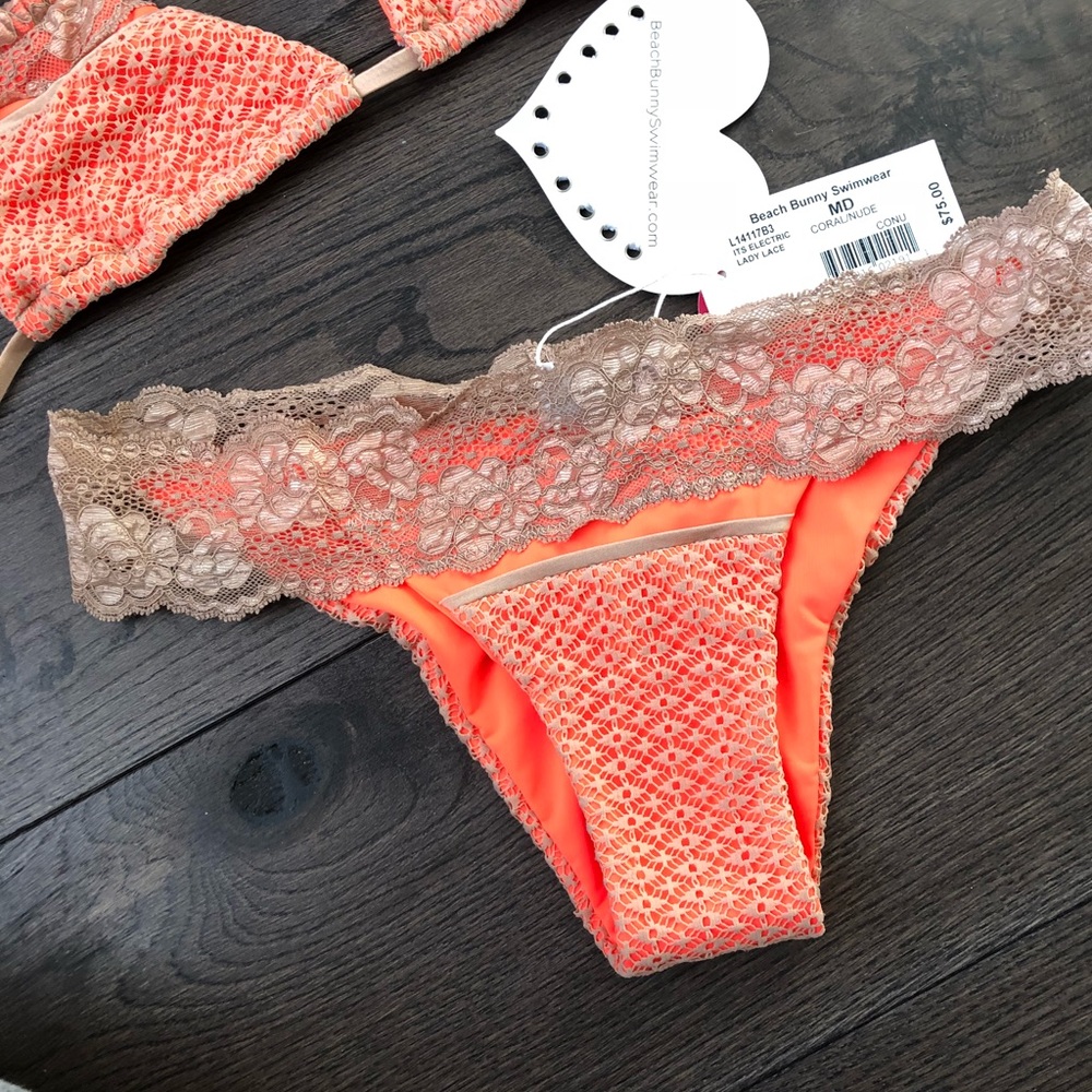 NWT Beach Bunny lady lace bikini
